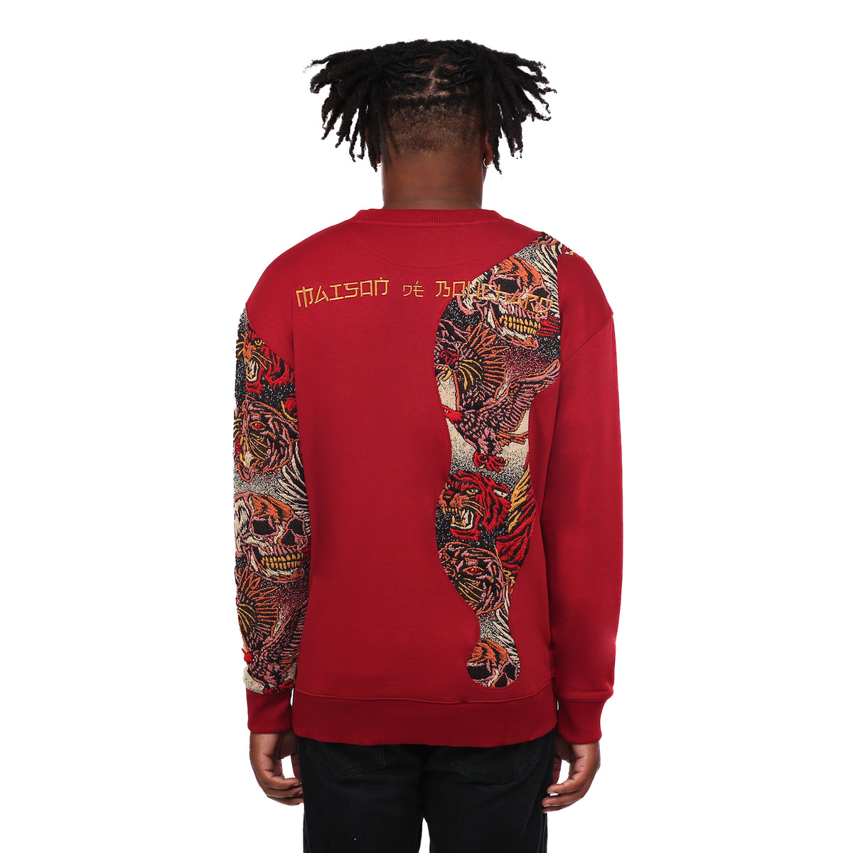 MDB Couture Men's Gallery Threads Crewneck Sweatshirt - Red Theme