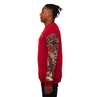 MDB Couture Men's Gallery Threads Crewneck Sweatshirt - Red Theme