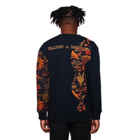 MDB Couture Men's Gallery Threads Crewneck Sweatshirt - Navy Theme