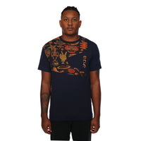 MDB Couture Men's Gallery Threads Short Sleeve Top - Navy Theme