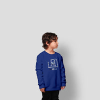 MDB Clearance Kids "M" Swirl Embroidered Logo Crewneck Sweatshirt