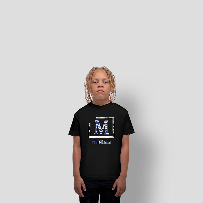 MDB Clearance Kids "M" Swirl Embroidered Logo T-Shirt