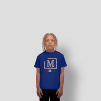 MDB Clearance Kids "M" Swirl Embroidered Logo T-Shirt