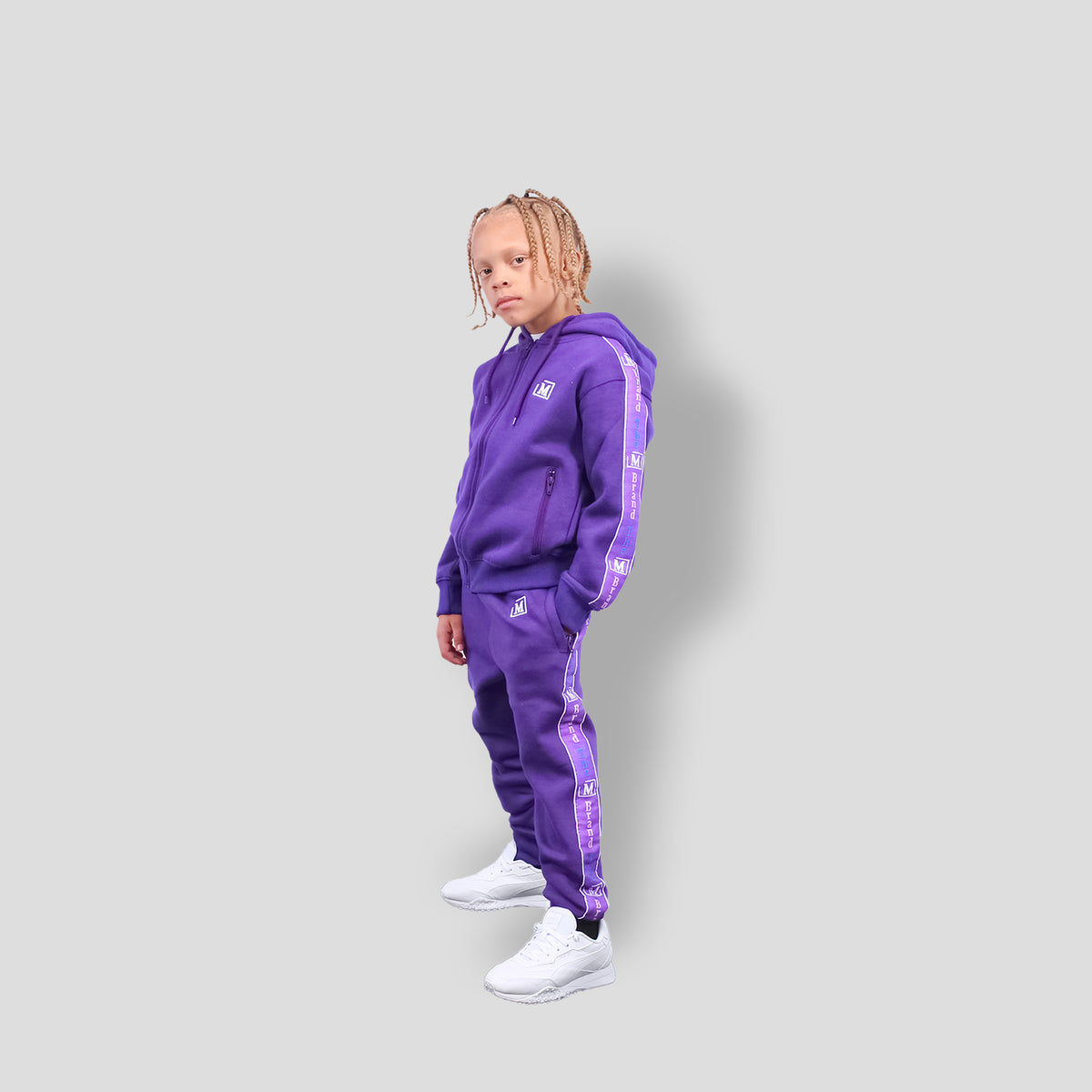 MDB Clearance Kids Swirl Hooded Sweatsuit