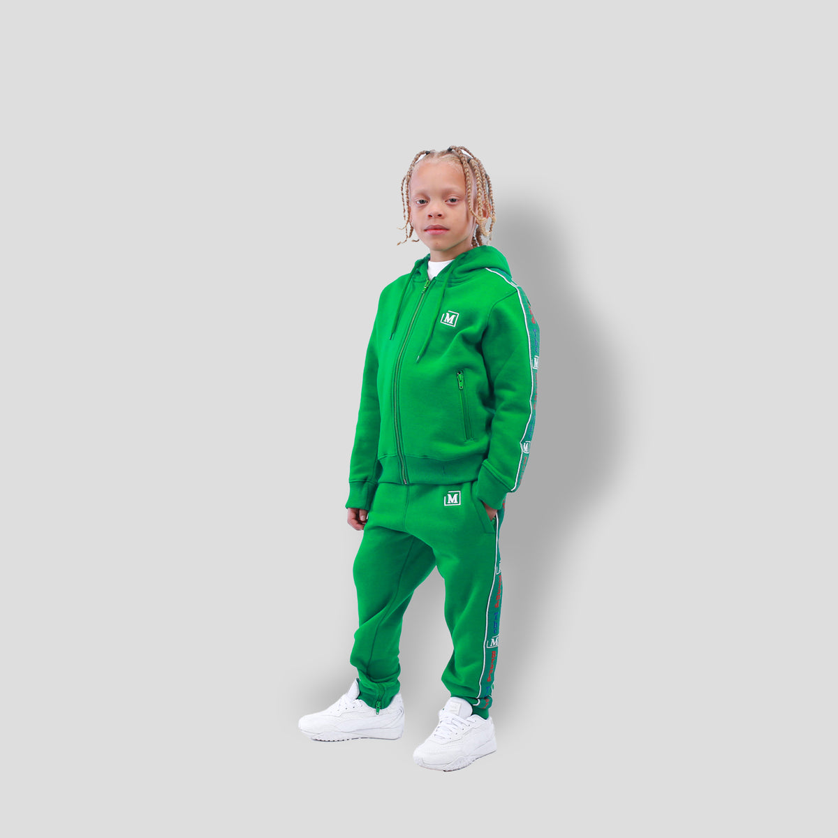 MDB Clearance Kids Swirl Hooded Sweatsuit