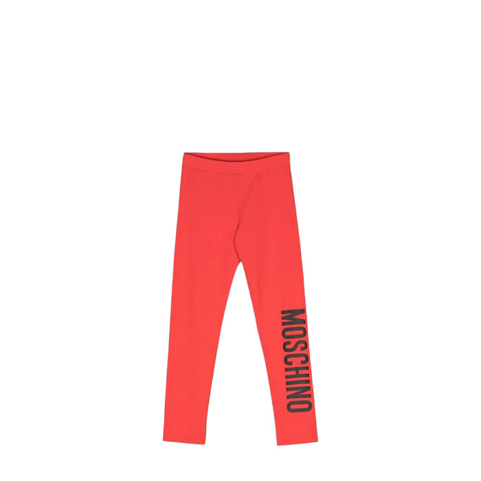 Moschino Kids Stretch Cotton Logo Leggings