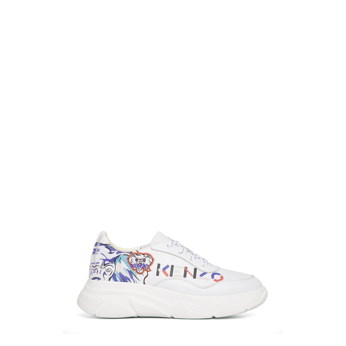 Kenzo Kids Elephant Logo Sneakers