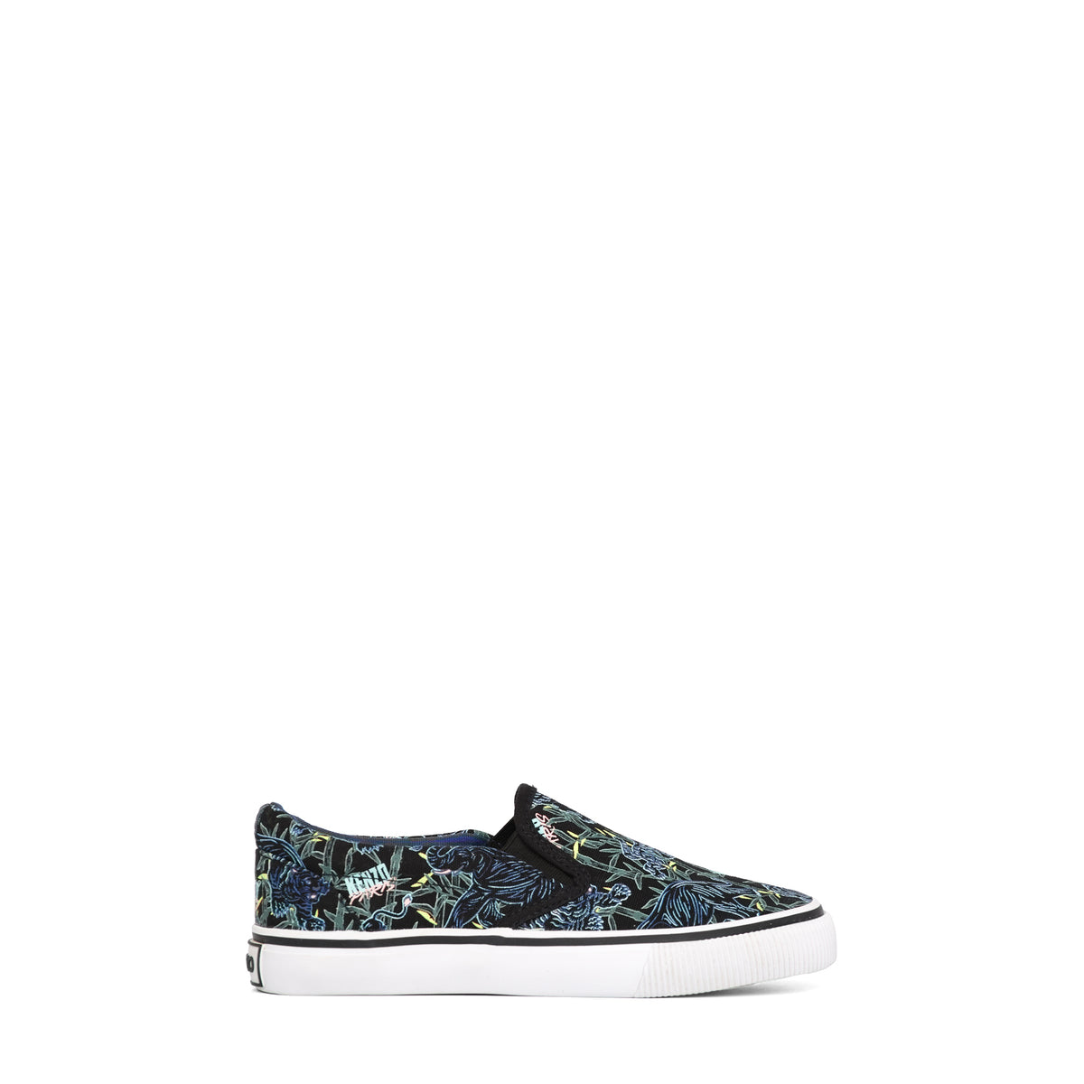 Kenzo Kids Elephant Print Slip-On Sneakers