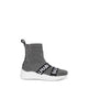 Balmain Kids Grey Knit Sock Shoe