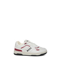 Hugo Boss Kids Lace-Up Leather Retro Sneakers