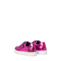 Kenzo Kids Metallic Leather Sneakers