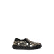 Balmain Kids Monogram Print Slip-On Sneakers