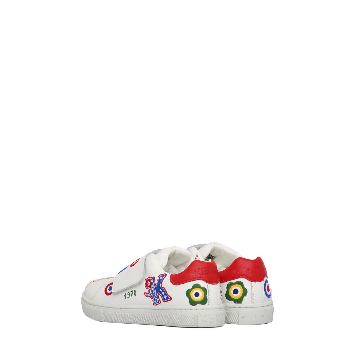 Kenzo Kids Multi-Logo Velcro Strap Sneakers