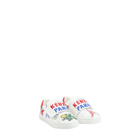 Kenzo Kids Multi-Logo Velcro Strap Sneakers