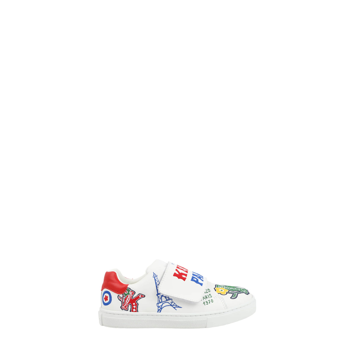 Kenzo Kids Multi-Logo Velcro Strap Sneakers