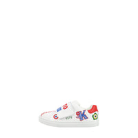 Kenzo Kids Multi-Logo Velcro Strap Sneakers