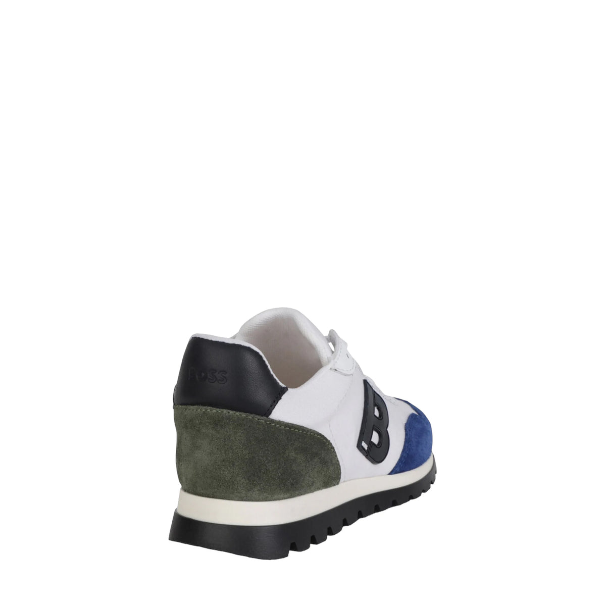 Hugo Boss Kids Mixed Media Monogram Detailed Sneakers