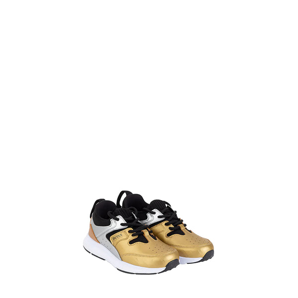 Hugo Boss Kids Triple Gold Sneakers