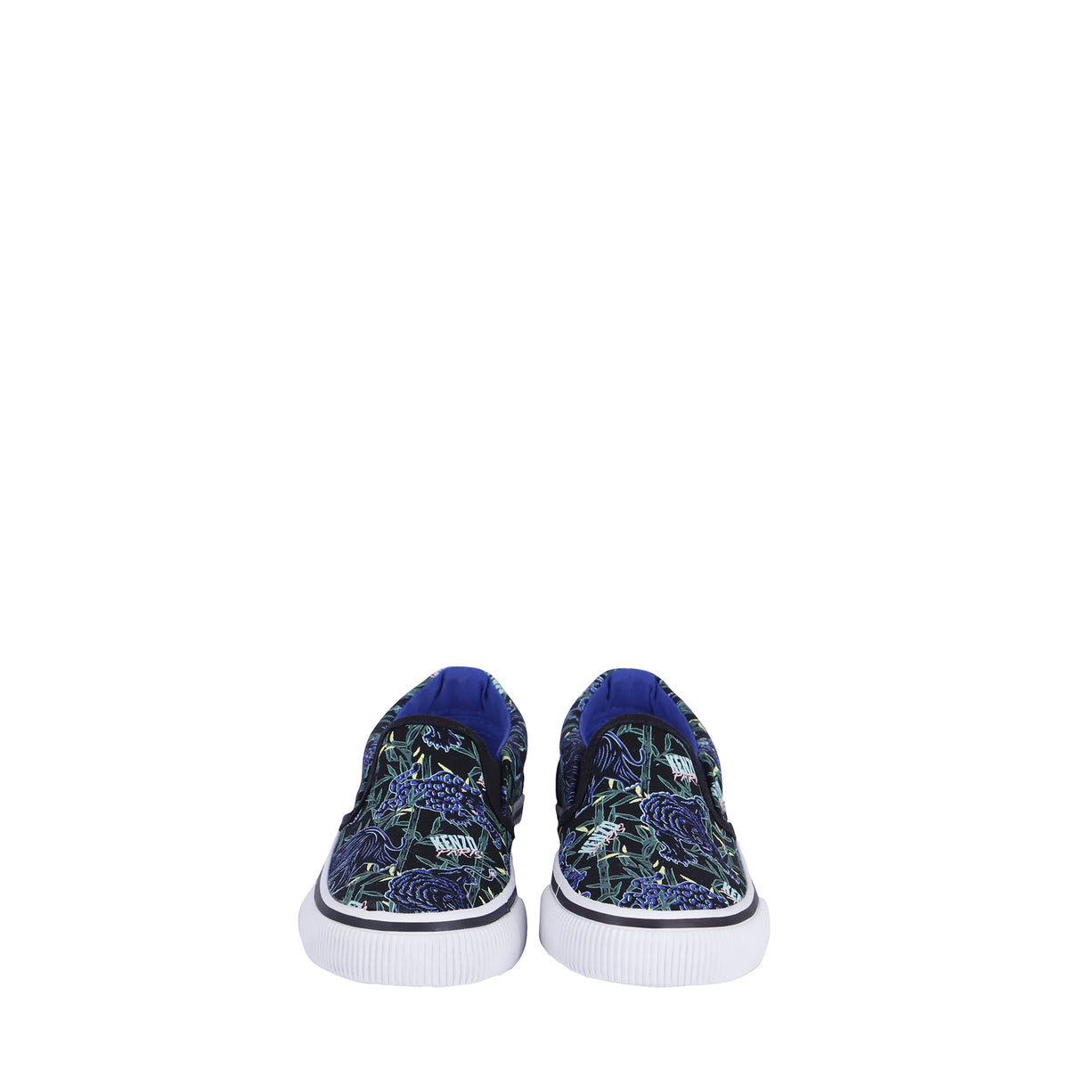 Kenzo Kids Elephant Print Slip-On Sneakers