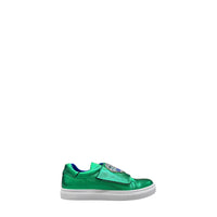 Kenzo Kids Metallic Leather Sneakers