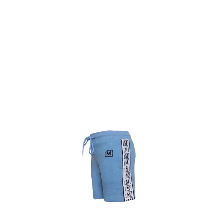 MDB Brand Kids Logo Tape Shorts - Cool Tone Color