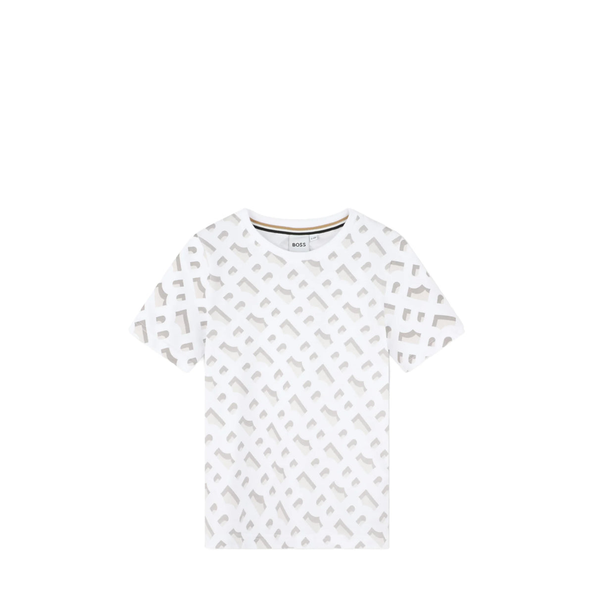 Hugo Boss Kids All-Over Monogram Print T-Shirt