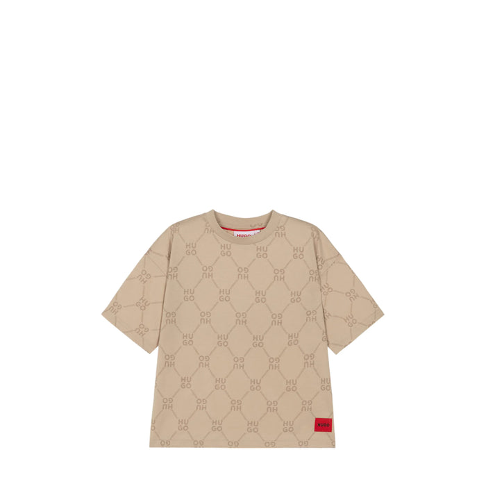 HUGO by Hugo Boss Kids Monogram Logo T-Shirt