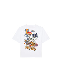 HUGO by Hugo Boss Kids Graphic Multi-Logo T-Shirt