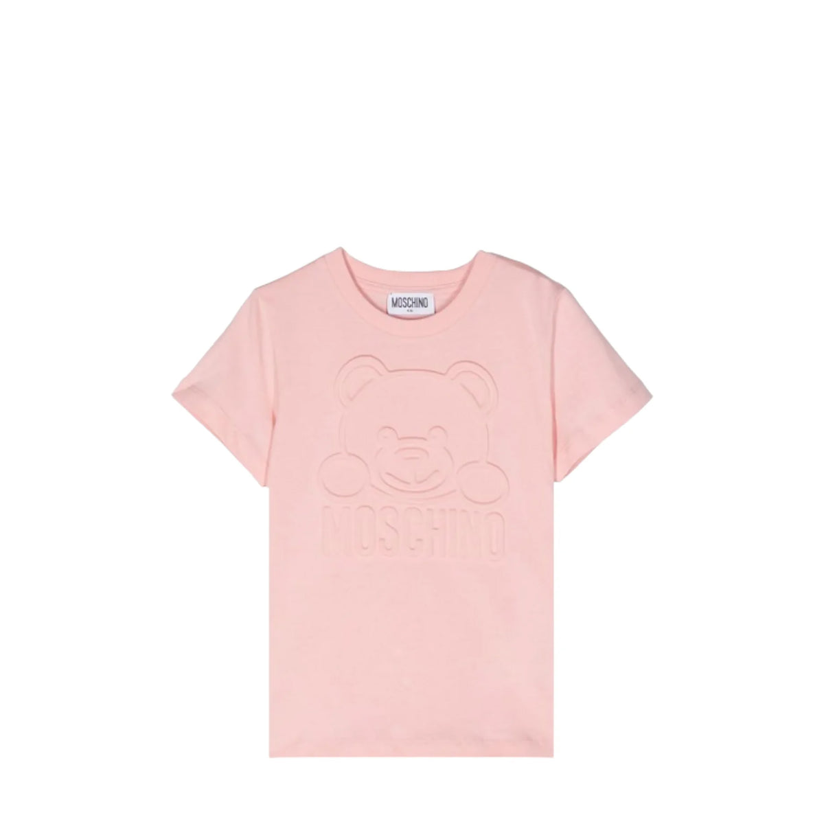 Moschino Kids Embossed Bear Logo T-Shirt