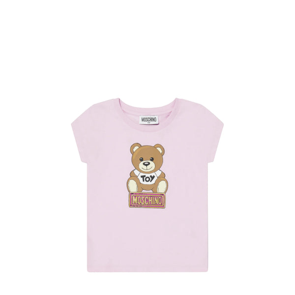 Moschino Kids Teddy Bear Logo T-Shirt