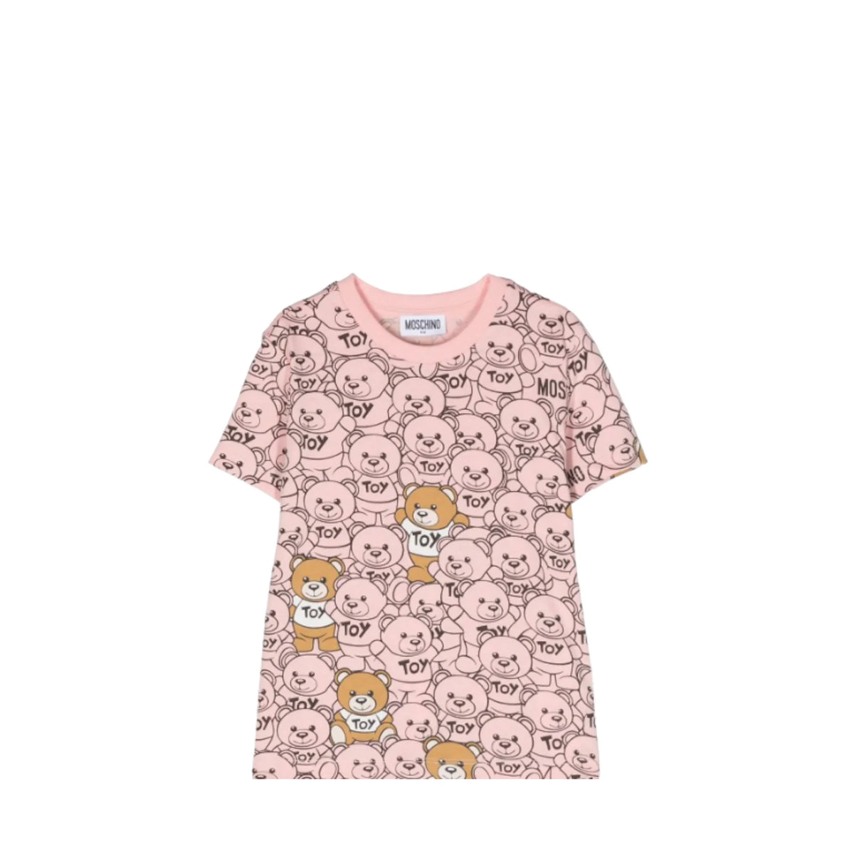 Moschino Kids Multi-Teddy Bear Logo T-Shirt