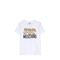 Moschino Kids Triple Teddy Bears Logo T-Shirt