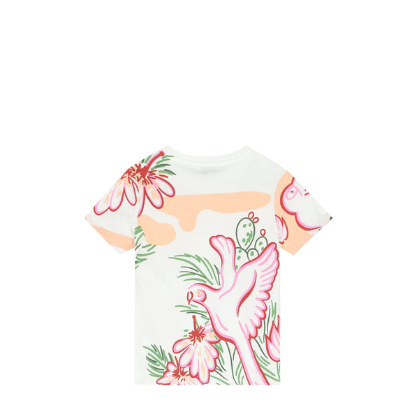 Kenzo Kids Tiger Motifs T-Shirt - White