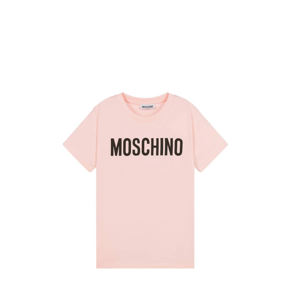 Moschino Kids Big Text Logo Cotton T-Shirt