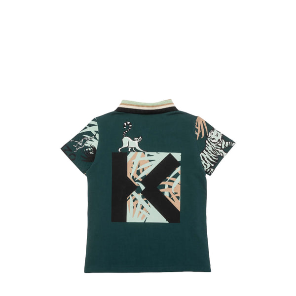 Kenzo Kids Multi-Pattern Polo Shirt