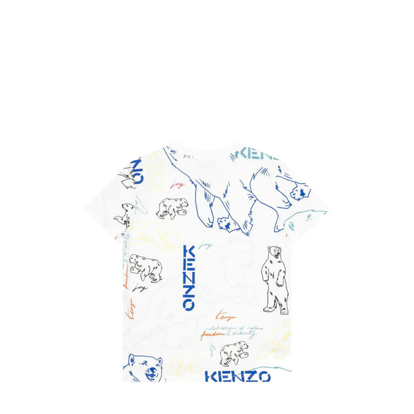 Kenzo Kids Multi Bear Logo T-Shirt