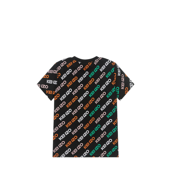 Kenzo Kids Multi-Logo Print T-Shirt