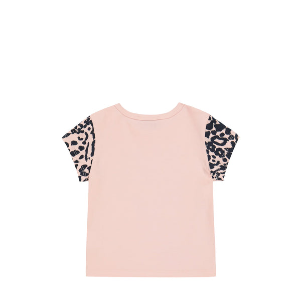 Kenzo Kids Animal Print Sleeves Tiger T-Shirt