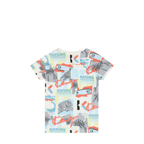 Kenzo Kids Graphic Print T-Shirt