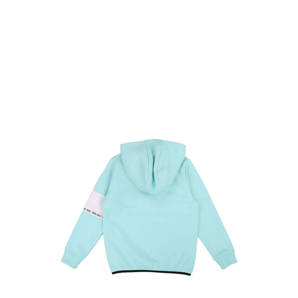 Hugo Boss Kids Mesh Pullover Hoodie Sweatshirt