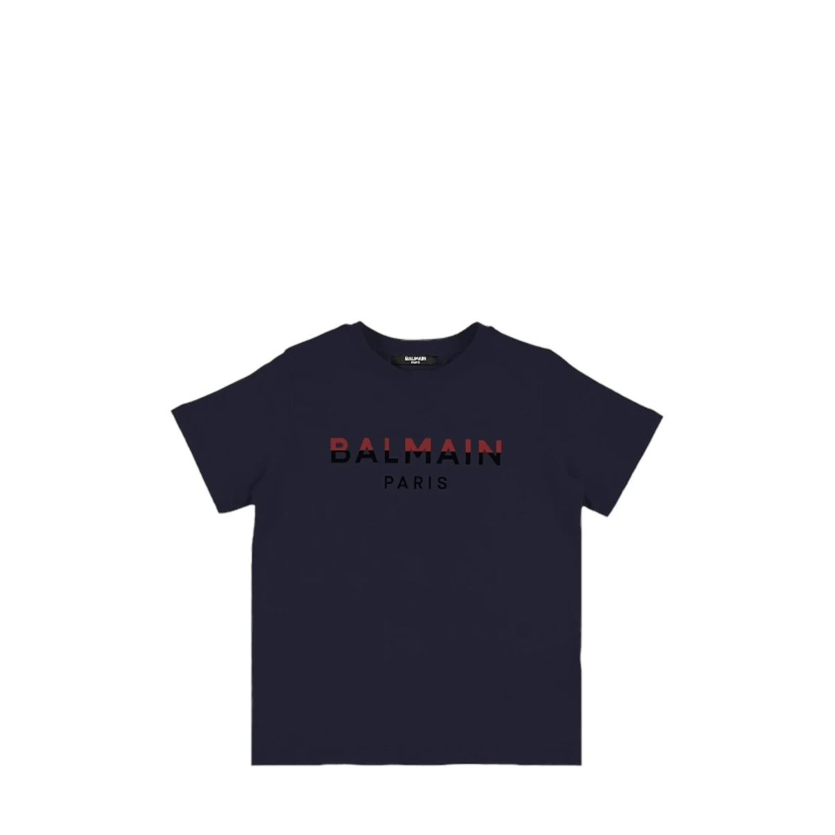 Balmain Kids Dual-Color Logo Print T-Shirt