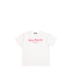 Balmain Kids Raised Neon Logo T-Shirt