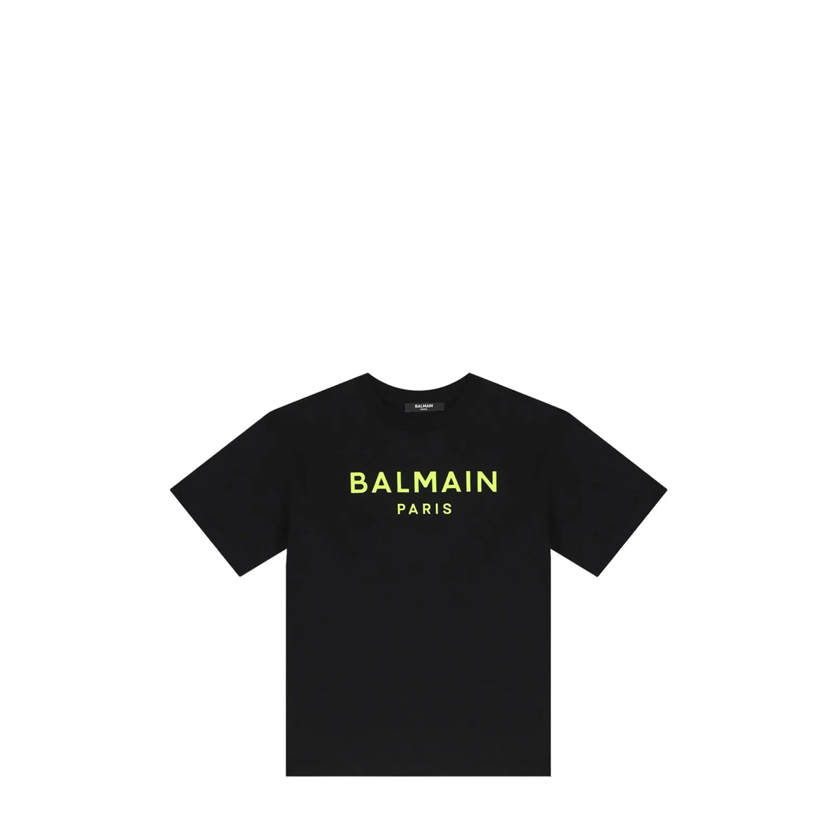 Balmain Kids Raised Neon Logo T-Shirt