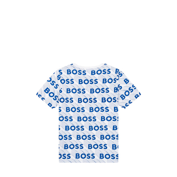 Hugo Boss Kids All Over 3D Print Logo T-Shirt