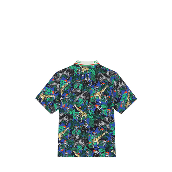 Kenzo Kids Jungle Print Polo Shirt