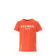 Balmain Kids Text Logo T-Shirt