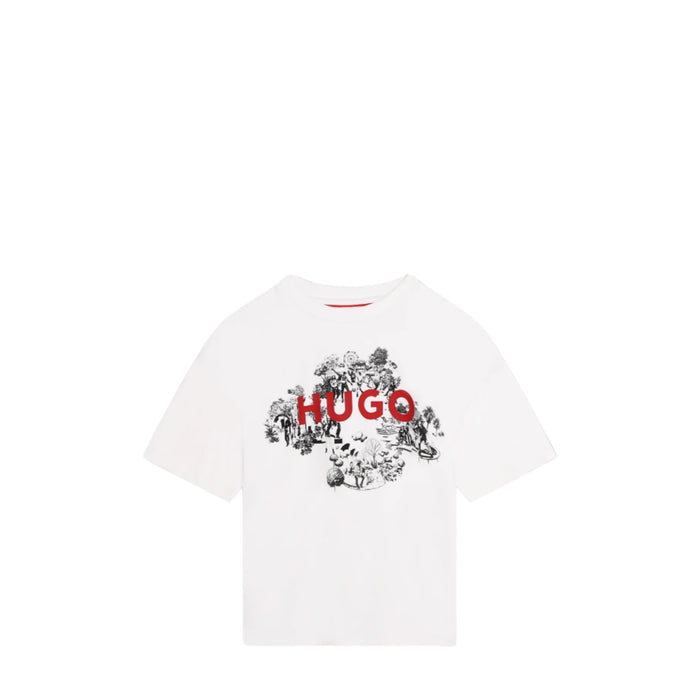 HUGO by Hugo Boss Kids Graphic Logo T-Shirt