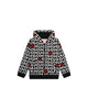 Hugo by Hugo Boss Kids All-Over Logo Full-Zip Hoodie Sweatshirt