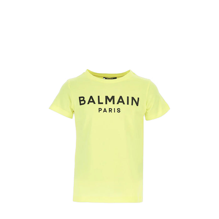 Balmain Kids Text Logo T-Shirt