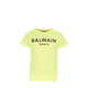 Balmain Kids Text Logo T-Shirt